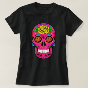 T-shirt Le souci de crâne de sucre de Dia de los Muertos
