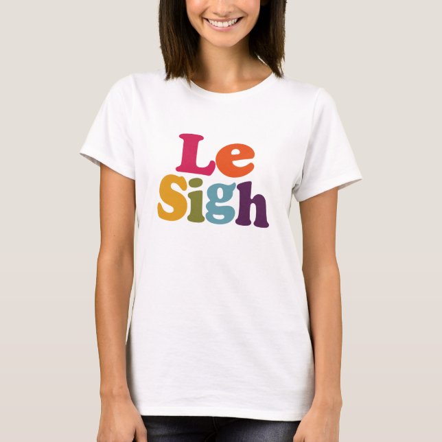 T-shirt Le soupir. (Devant)