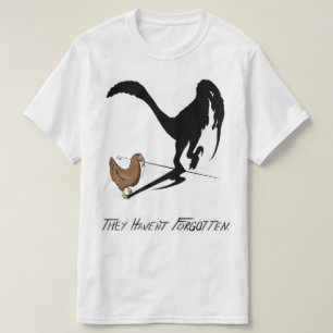 T-shirt Le souvenir des poulets (dessin animé sur les dino