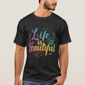 T-shirt Le spectre arc-en-ciel de la vie