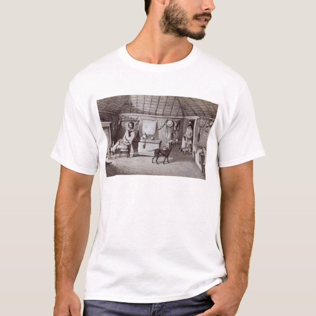 T-shirt Le squatter premier à la maison, c.1847 (Devant)
