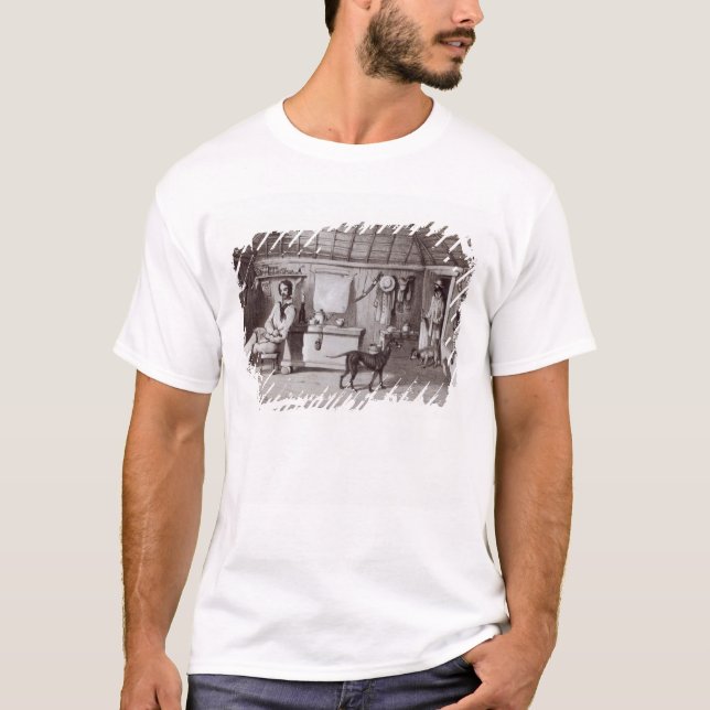 T-shirt Le squatter premier à la maison, c.1847 (Devant)