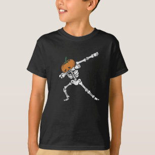 T-shirt Le squelette Citrouille d'Halloween