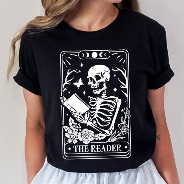 T-shirt Le squelette du lecteur Tarot (Créateur téléchargé)