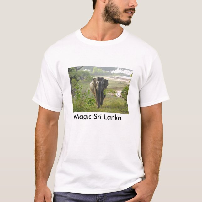 T-shirt Le Sri Lanka magique (Devant)