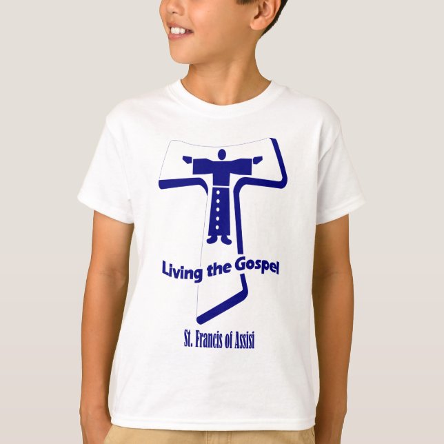 T-shirt Le St Francis de la citation d'Assisi (Devant)