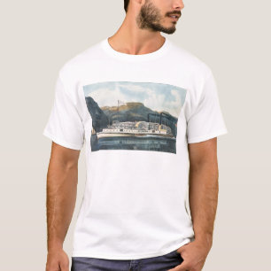 T-shirt Le ` St. John de bateau à  vapeur du fleuve Huds
