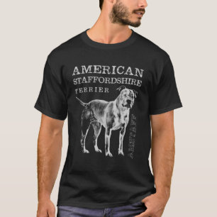 T-shirt Le Staffordshire Terrier américain - Amstaff