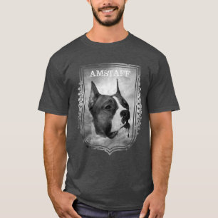 T-shirt Le Staffordshire Terrier américain - Amstaff