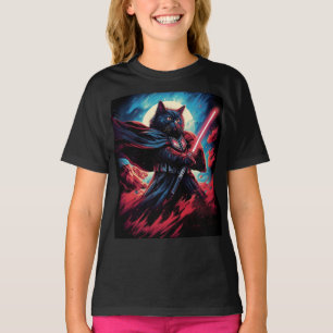 T-shirt Le Stardust Samurai   Guerrier de chat cosmique