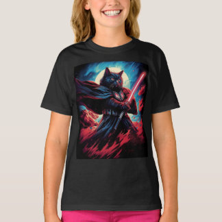 T-shirt Le Stardust Samurai | Guerrier de chat cosmique