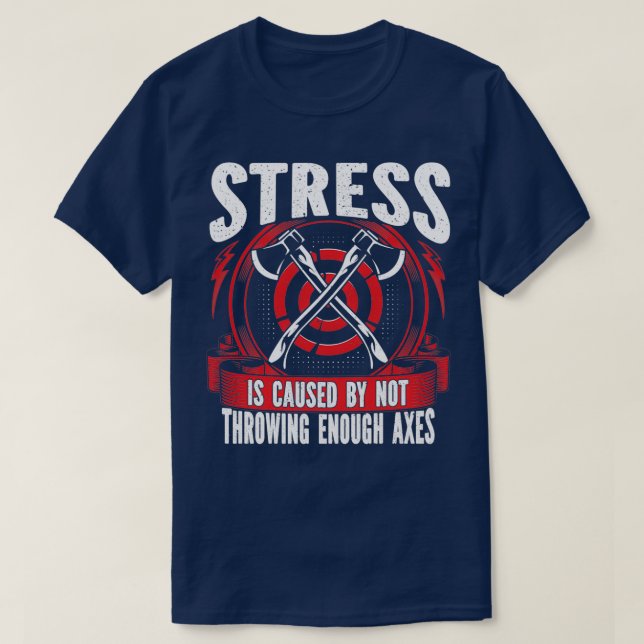 T-shirt Le Stress Est Causé (Design devant)