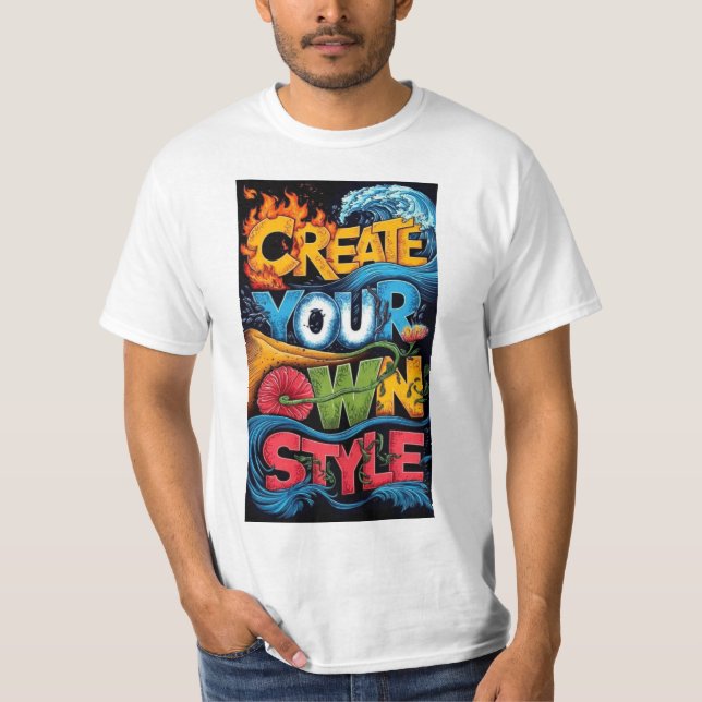 T-shirt "Le style est le pouvoir" (Devant)
