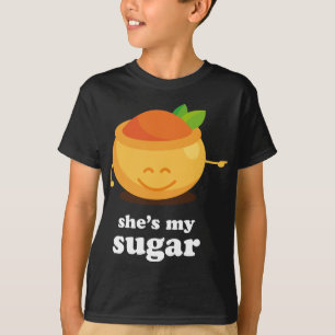 T-shirt Le sucre mignon de couples et épicent le sien