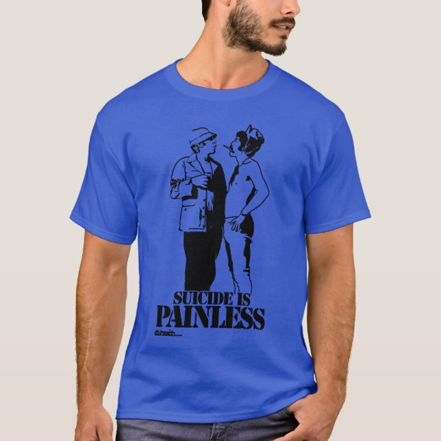 T-shirt Le suicide est sans douleur MASH rétro (Devant)