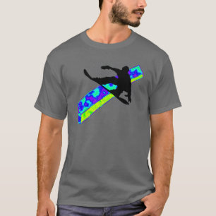 T-shirt Le surf des neiges vont boom