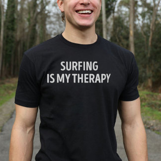 T-shirt Le surf est ma thérapie amusante