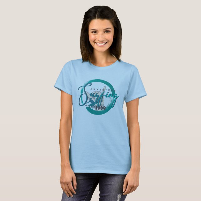 T-shirt Le surf | Femmes (Devant entier)