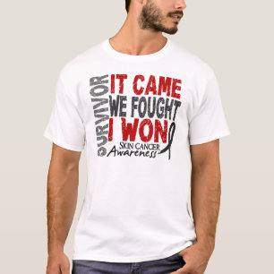 T-shirt Le survivant de cancer de la peau qu'il est venu