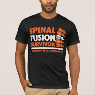 T-shirt Le survivant de la chirurgie spinale bionique a ro