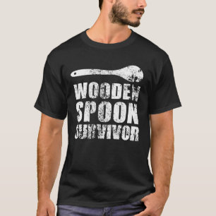 T-shirt Le survivant de la cuillère de bois Drôle cadeau