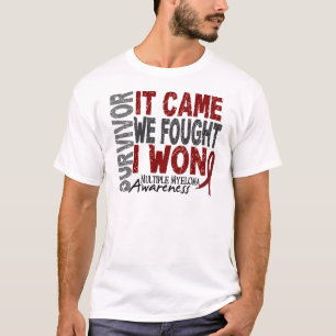 T-shirt Le survivant de myélome multiple qu'il est venu