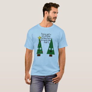 T-shirt Le sweatshirt des hommes de mauvais goût de Noël