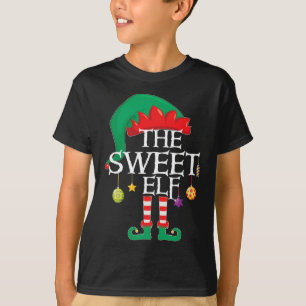 T-shirt Le Sweet Elf Squad Noël de la famille de Noël