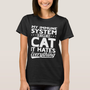 T-shirt Le Système Immunitaire Allergique Déteste Tout Sar