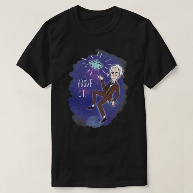 T-shirt Le T-Sh essentiel de la théière céleste de Bertran (Design devant)