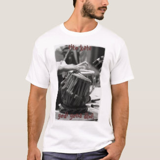 T-shirt le tabla, indiquent qu'il aiment le moyen de ya il