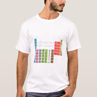 T-shirt Le Tableau périodique des éléments de charme