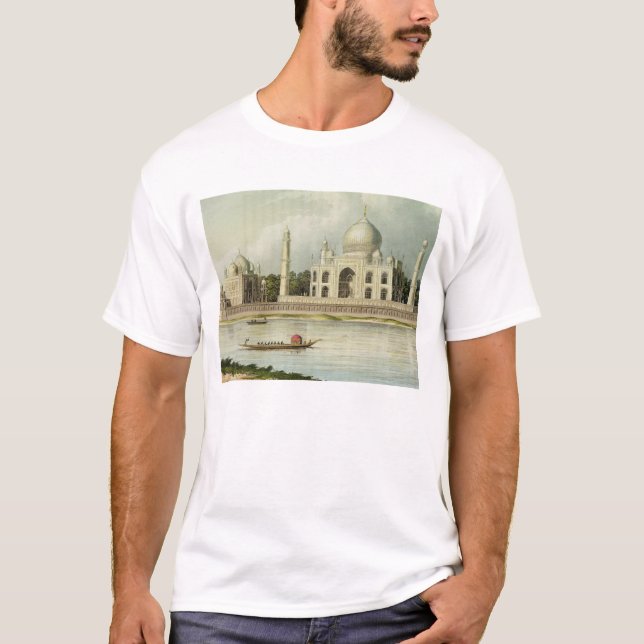 T-shirt Le Taj Mahal, tombe de l'empereur Shah Jehan et (Devant)
