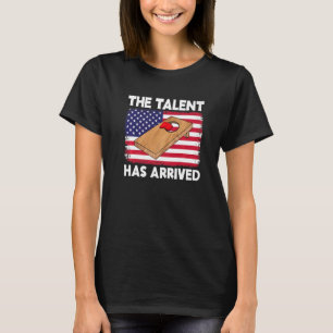 T-shirt Le Talent Est Arrivé Cornhole Team Bean Bag Cor