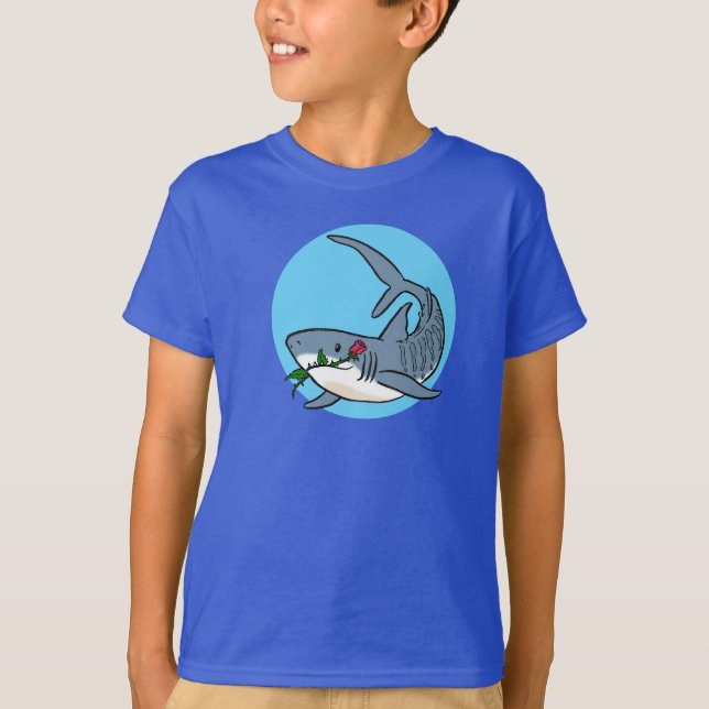 T-shirt Le tango de requin de tigre s'est levé (Devant)