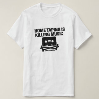 T-SHIRT LE TAPING À LA MAISON TUE LA MUSIQUE