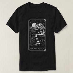 T-shirt Le Tarot Narcoleptique Carte de Sensibilisation à