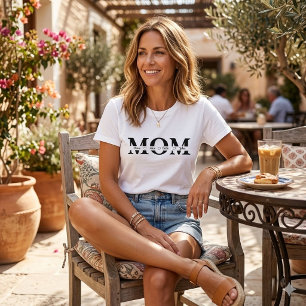 T-shirt Le Tee avec signature MOM : Nom personnalisé