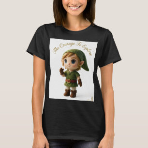 T-shirt Le Tee de la Petite Femme Aventurière au Courage d