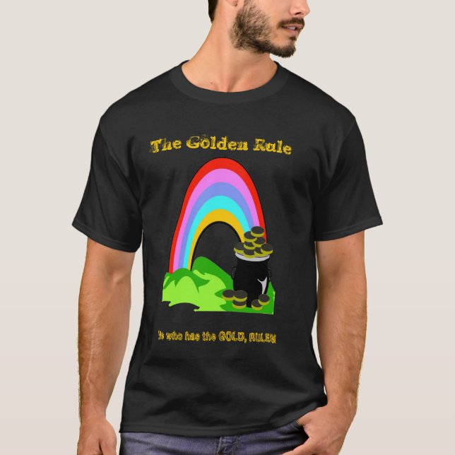 T-shirt le tee - shirt de RÈGLE   D'OR (Devant)
