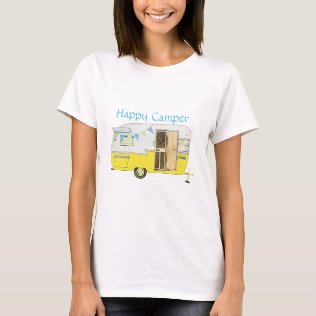 T-shirt Le tee - shirt de Shasta de camping de la femme (Devant)