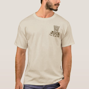 T-shirt Le tee - shirt de Tiki d'île des femmes exotiques