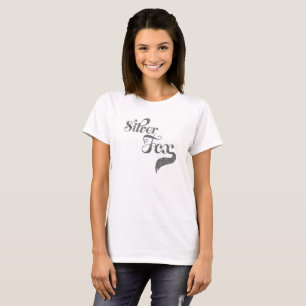 T-shirt Le tee - shirt des femmes de Fox argenté