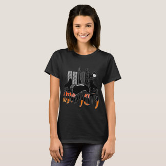 T-shirt Le tee - shirt des femmes venteuses de ville de