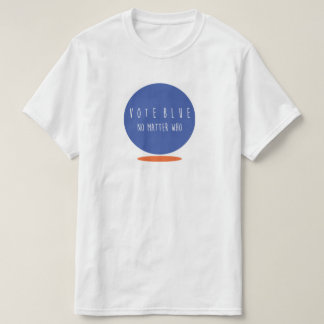 T-shirt Le tee - shirt des hommes bleus d'économie de vote