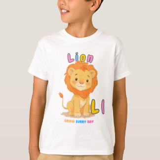 T-shirt Le tee-shirt « L pour Lion » – Grandir chaque jour