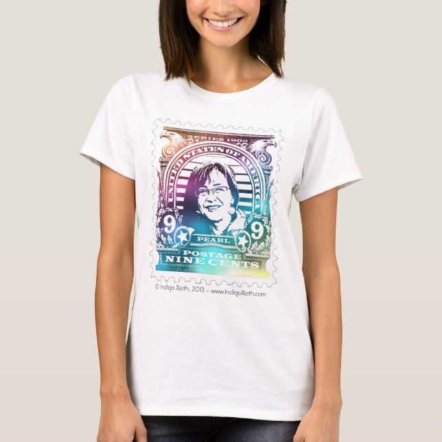 T-shirt Le teigne blanc pâle (TM) (Devant)