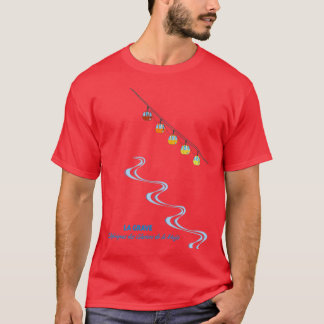 T-shirt Le téléphérique de La Grave