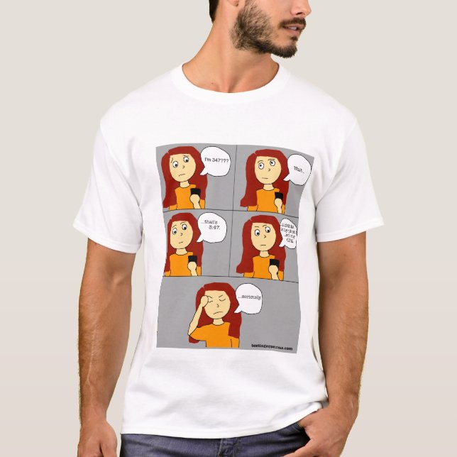 T-shirt Le téléphone ou la CGM piquent (Devant)