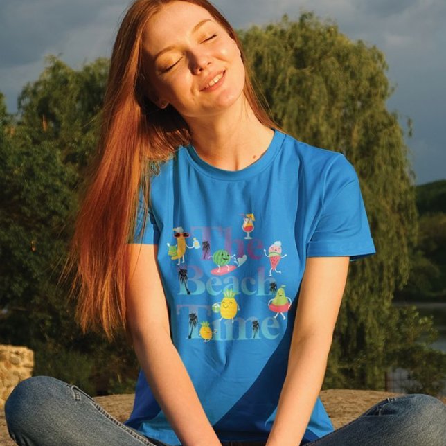 T-shirt Le Temps De La Plage (Créateur téléchargé)
